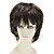  Capless Short 100% Human Hair Straight Hair Wig