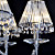  VILLEURBANNE - Lustre Cristal - 6 slots à ampoule