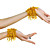  polystyreen met beading armbanden belly dance meer kleuren (1 paar)