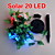  Solar 2M 20-LED Colorful Light Butterfly Design String Lamp for Christmas