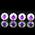  4 Pieces Gorgeous Rhinestones Wedding Bridal Pins Wedding/Special Occasion Headpieces More Colors Available