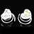  2 pezzi splendidi strass spille da sposa sera copricapo