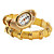  Golden Snake Bracelet Watch