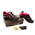  ciclismo de estrada sapatos spd com fibra de vidro único e couro pvc superior pode compatibilidade spd, olha, spd-r, spd-sl