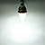  E14 3W 300LM 6000-6300K Natural White Light Gold Cover LED Candle Bulb (85-265V)