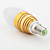  E14 3W 180LM 6000-6500K Natural White Light LED Candle Bulb (85-265V)