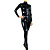 pura cor brilhante metálico mulheres pvc catsuit