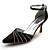  Top Quality Satin Upper Mid Heel Closed-toes With Rhinestone Wedding Bridal Shoes
