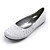  Top-Qualität Satin oberen flachen geschlossenen Zehen mit Strass Fashion-Schuh (0984-r-030)