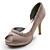  Top-Qualität Satin oberen High Heels Peep-Toes mit Pailletten Hochzeit Braut shoes.more Farben erhältlich (0984-r-005)