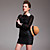  TS Pearl Embellished High Waist Dress