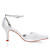  top en satin de qualité supérieure du talon haut fermé orteils avec des chaussures de mariée mariage (35a0037)