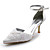  Top-Qualität Satin oberen hohen Pumps mit stechenden Spitzen Hochzeit Brautschuhe (35a901)