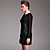  TS Pearl Embellished High Waist Dress