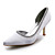  Satin oberen Mittelklasse Fersen geschlossen Zehen mit Strass Hochzeit Brautschuhe (aj8101)
