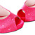  Satin Stiletto Peep Toe Pump with Rhinestone Wedding Shoes (More Colors)