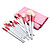  Professional Makeup Brush with Free Leather Pouch