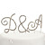  Rhinestone Bride & Groom's Initials Cake Topper