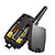  22 Channels Walkie Talkie with Super Bright Blue LED Flashlight and LCD Screen