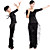  de las mujeres de poliéster con flecos moderna / latino conjunto de danza