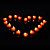  Red Heart Tealights (Set of 20)
