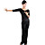  de las mujeres de poliéster con flecos moderna / latino conjunto de danza