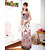  chiffon maxi jurk met v-hals en bandjes (meer kleuren)