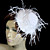 Gorgeous Velvet And Feather Bridal Hat/Headpiece