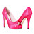  Satin Stiletto Peep Toe Pump with Rhinestone Wedding Shoes (More Colors)
