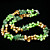  6-7MM And 7-9MM Genuine Freshwater Pearl NecklaceWith Jade – 20 Inch