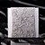  Gorgous Silver Embossed Folded Wedding Invitation (Set of 50)