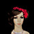  Lovely Red Satin And Paper Flower Garland/Headpiece
