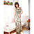  chiffon maxi jurk met v-hals en bandjes (meer kleuren)