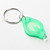  regenboog kleur wit licht 22000 mcd led zaklamp sleutelhanger (klein, 7 kleuren inbegrepen)