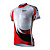  spakct-mens maglie ciclismo manica corta con il 100% poliestere e ad asciugatura rapida funzione di scheletro tessuti di design