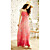  chiffon vierkante nek maxi jurk (meer kleuren)