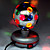  Rotating Stage light Ball with Color Cap