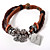  flor personalizada e pulseira de charme