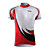  spakct-mens maglie ciclismo manica corta con il 100% poliestere e ad asciugatura rapida funzione di scheletro tessuti di design