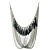  Black Gem Chain Necklace With Fringe