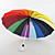  classico rainbow bastone ombrello aperto