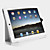  krokodilleskind beskyttende pu læderetui og stå for iPad 2 (auto sleep / wake-up-funktion, hvid)