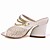  NIRA - Slippers Brede Hak Imitatieleer