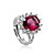  la mode cristal de diamant bague constellée