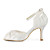  NORMA - Sandalen mit hohen Absätzen Hochzeit Pfennigabsatz Satin