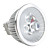  MR16 3-LED 230Lm Warm White 3000K Adjustable Brightness Spot Light (12V,3W)