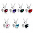  Elegent Swan Crystal Necklace