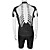  kooplus-mens ciclos cortos trajes con pantalones cortos babero (esqueleto)