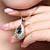  Water Droplet Design Crystal and Platinum Plated Alloy Necklace with Earrings