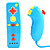  Mini MotionPlus Remote and Nunchuk Controller for Wii/Wii U (Blue)